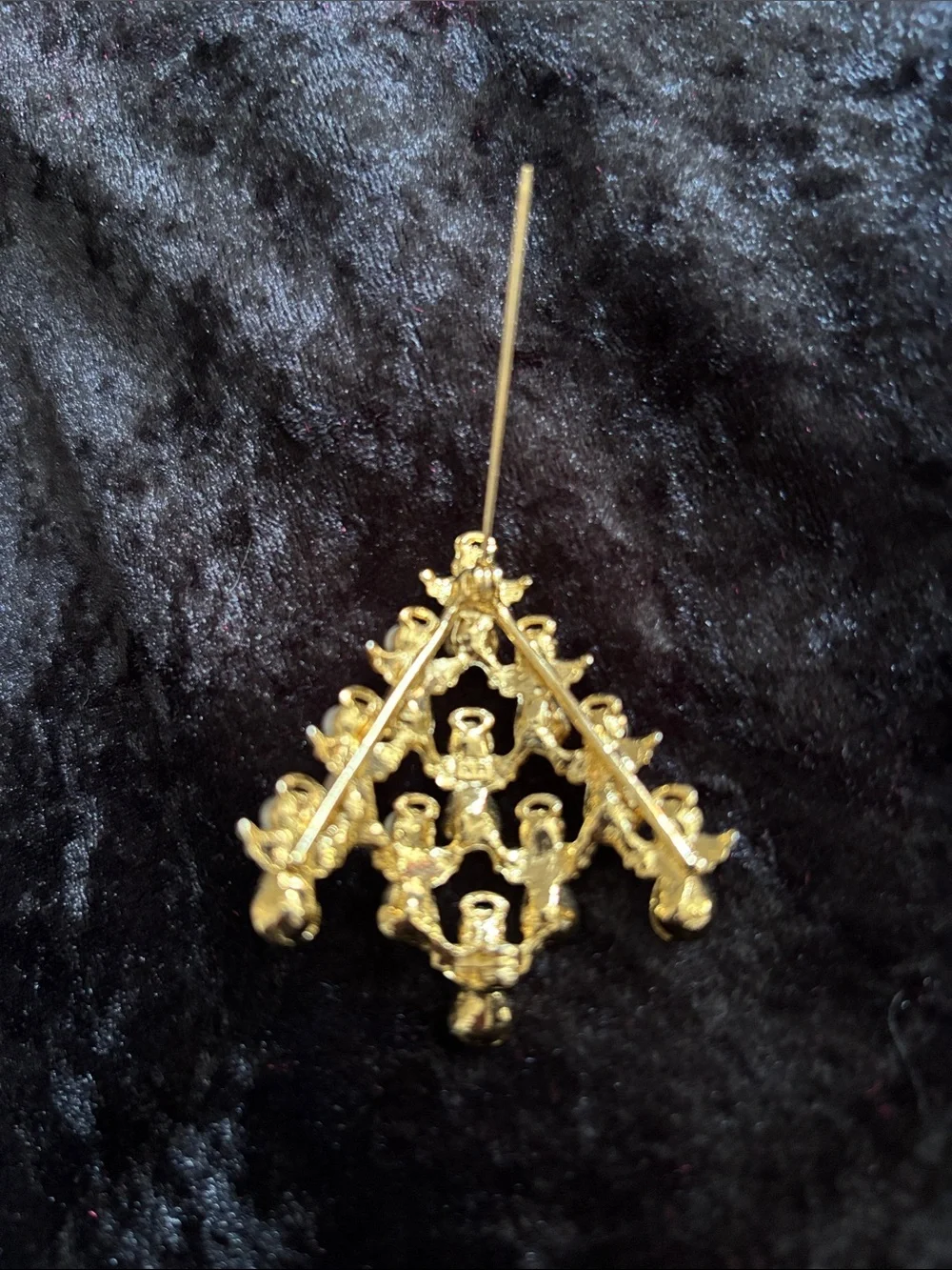 Vintage Nina Ricci for Avon Angel Christmas Tree Brooch